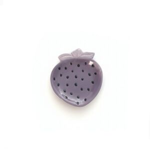 New Purple Strawberry Shaped Trinket Dish
